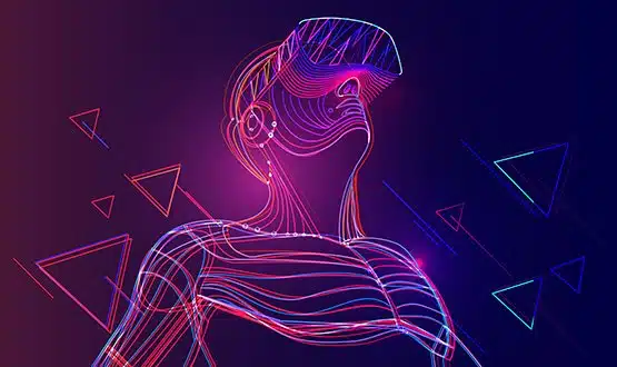 Virtual reality man