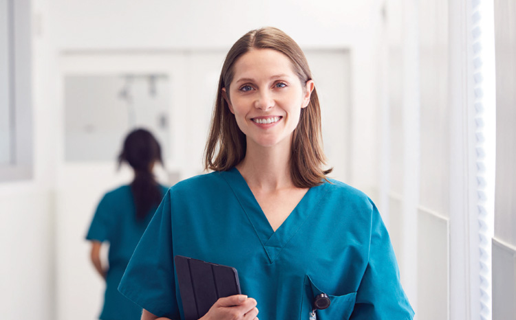 Smiling nurse