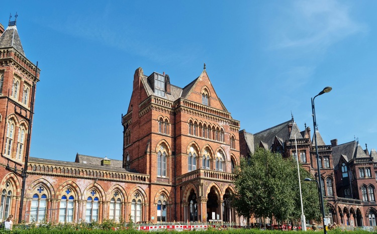 The Gilbert Scott building in Leeds