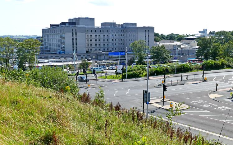 View of Derriford Hospital