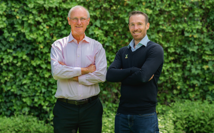 Healx co-founders Dr Tim Guiliams and Dr David Brown